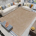 Shag Area Rug 6.7x10 Light Brown Beige Washable Faux Fur Fuzzy Rugs for Living Room Sheepskin Rugs for Bedroom Room Soft Accent Carpet Home Decor Rectangle (6'7" x 10' (Rectangular) / Beige)