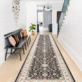 Washable Runner Rug 2x12 (Black / 2' x 12' (Rectangular))
