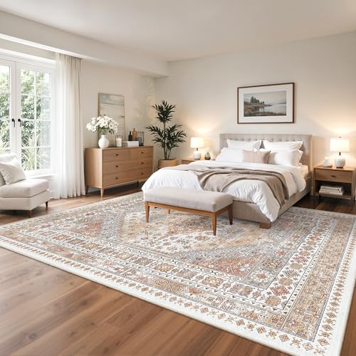 12x15 Area Rugs for Living Room (Orange / 12' x 15' (Rectangular))