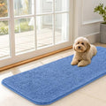 Dog Door Mat for Muddy Paws 47x17 (Cornflower Blue / 47" X 17")