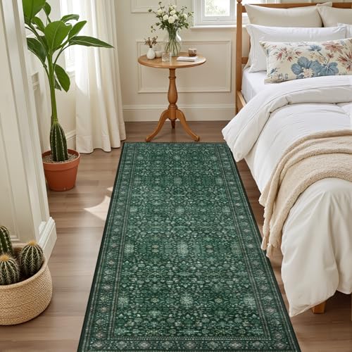 Hallway Runner Rug (Deep Green / 2'6" x 8' (Runner))