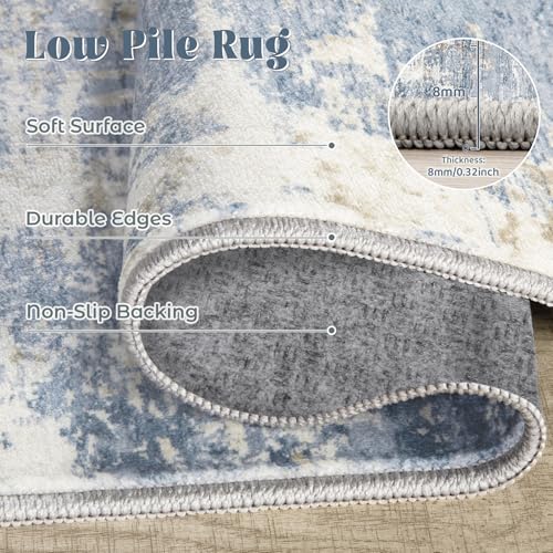 9x12 Area Rug for Living Room (Blue / 9' x 12' (Rectangular))