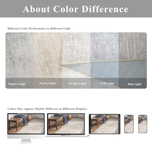 Abstract 2x10 Kitchen Rug Runners (2' x 10' (Rectangular) / Beige/Cream)