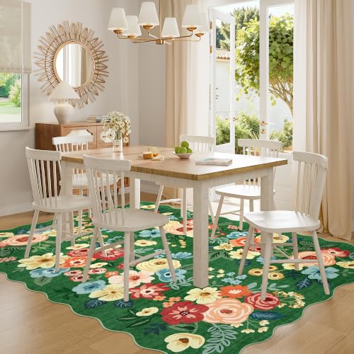 6x9 Area Rugs (Dark Green (Big) / 6' x 9' (Rectangular))