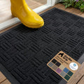 WeatherMAX Door Mat (Black Maze / 29" x 17")
