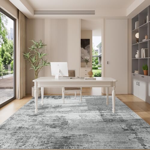6x9 Area Rugs (Black Gray / 6' x 9' (Rectangular))