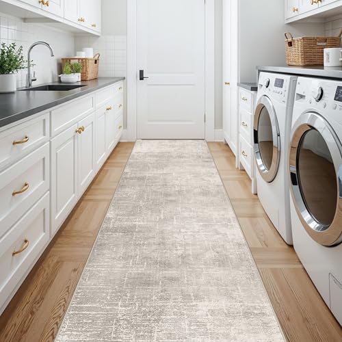 HY HAOYUNLAI 2'6x12 Runner Rugs for Hallways (2'6" x 12' (Rectangular) / Beige/Cream)