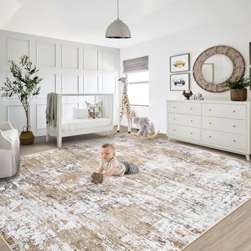 8x10 Area Rugs for Living Room (Beige / 8' x 10' (Rectangular))