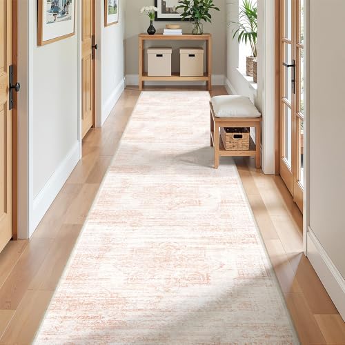 2x12 Runner Rug (Pink/White / 2' x 12' (Runner))
