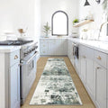 2'6''x8' Runner Rugs Washable Rug (Teal Green/Multi Color / 2'6" x 8' (Runner))