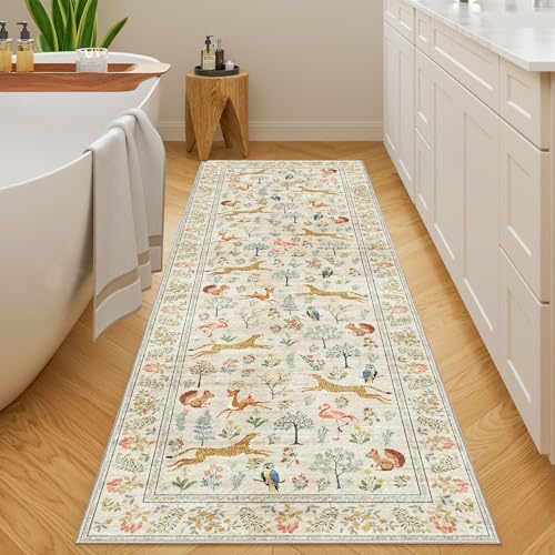 2x6 Runner Rug (Beige (Animal) / 2' x 6' (Rectangular))