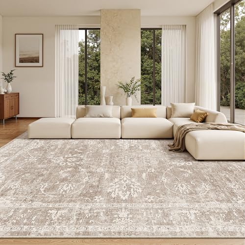 Living Room 10x14 Area Rugs (Brown/Sand / 10' x 14' (Rectangular))