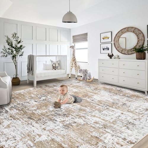 9x12 Area Rug for Living Room (Beige / 9' x 12' (Rectangular))