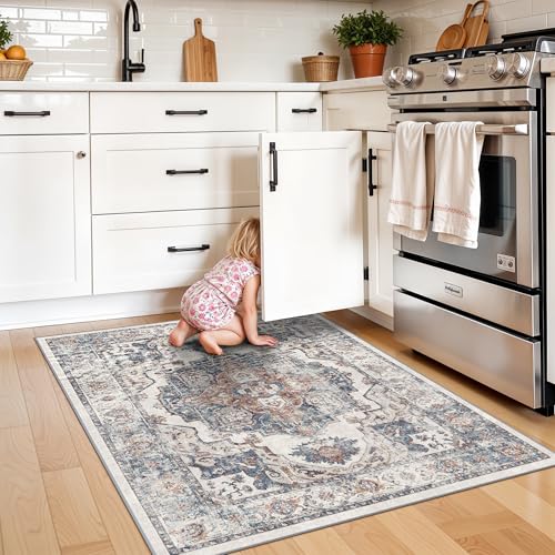 Washable 3x4 Entryway Area Rugs (3x4 / Brick)