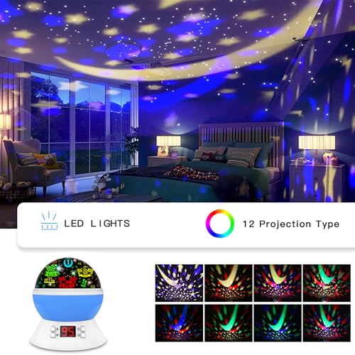 Cars Night Light for Boys (Blue-2)
