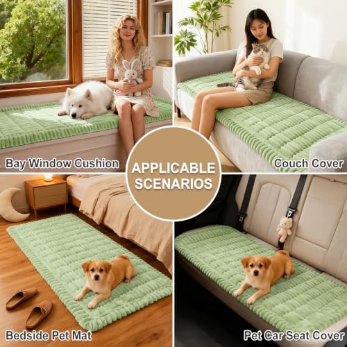 Couch Cover for Dogs (Green / 27.6"x88")