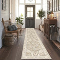 Washable Runner Rug (2' x 12' / Beige Brown)