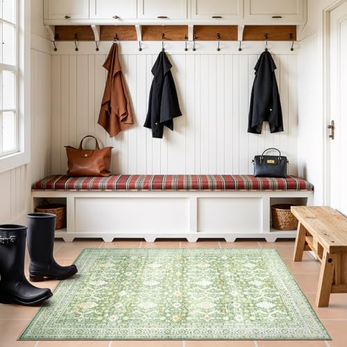 3x5 Area Rugs for Entryway (Light Green / 3' X 5' (Rectangular))