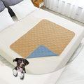 Waterproof Dog Bed Cover Pet Blanket for Furniture Bed Couch Sofa Reversible (40x50 Inch (Pack of 1) / Sand+stoneblue)