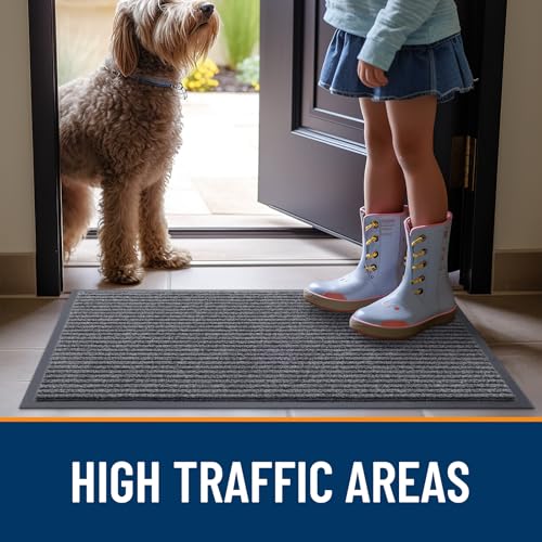 Front Door Mat 33x21 (Grey / 33" X 21")