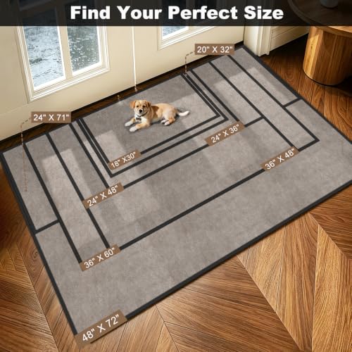 Super Absorbent Front Door Mat (Beige / 3' x 5' (Rectangular))