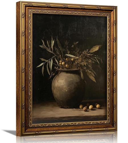 3D Textured Canvas Wall Art (Framed Olives / 11"L x 9"W)