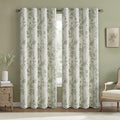 Sage Green Boho Floral 100% Blackout Curtains 90 Inch 2 Panels (Sage Green / 52"W x 90"L (Pack of 2))