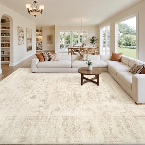 8x10 Area Rugs Living Room (Beige/Brown / 8' x 10' (Rectangular))