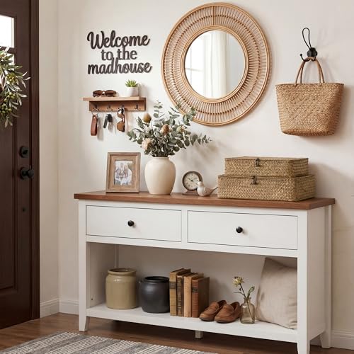 Wicker Basket with Lid (Brown(Seagrass) / 16½"L x 11¾"W x 4½"H + 14½"L x 10"W x 3¼"H)