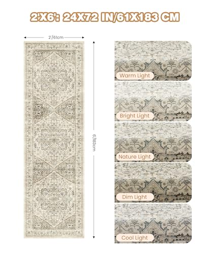 Runner Rug 2x6 (Brown/Beige / 2' x 6' (Runner))