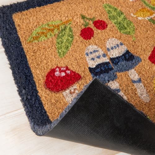 Field Mushrooms Coir Doormat (Field Mushrooms / 1'6" x 2'6" (Rectangular))