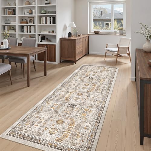 Hallway Runner 3x8 (Brown/Gold / 3' x 8' (Runner))