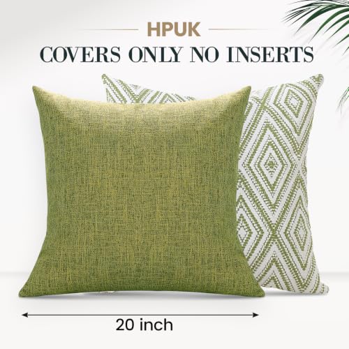 Throw Pillow Covers 20x20 (Green / 20" x 20" (Pack of 4))