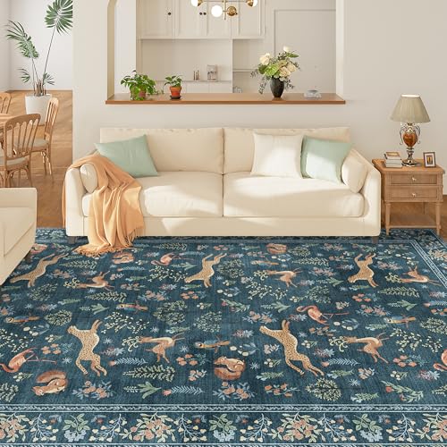 8x10 Area Rugs (Blue (Animal) / 8' x 10' (Rectangular))