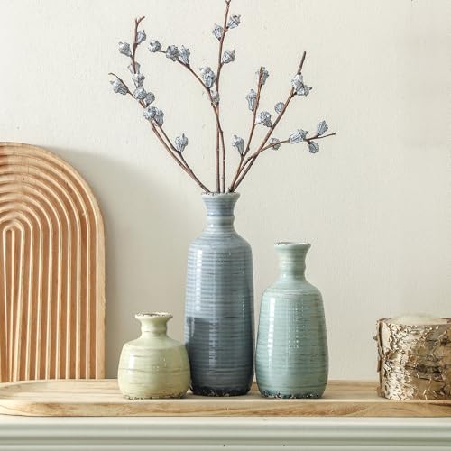 Ceramic Vase Set of 3 (011 - Multicolor)