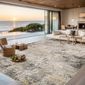 6x9 Area Rug Living Room (Brown Black Grey / 6' x 9' (Rectangular))