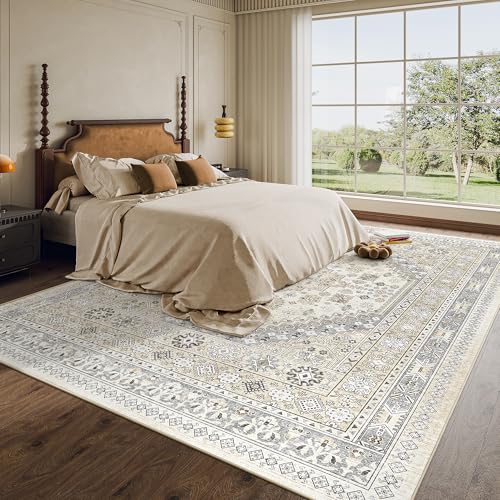 8x12 Area Rugs for Living Room (Beige/Grey / 8' x 12' (Rectangular))
