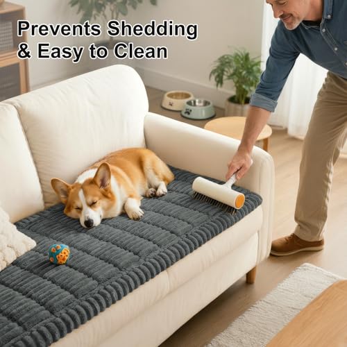Couch Cover for Dogs (Dark Grey / 27.6"x59")