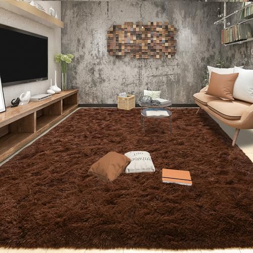 5x8 Brown Area Rugs for Living Room Bedroom (Brown / 5' X 8' (Rectangular))