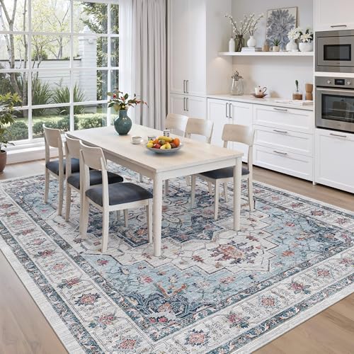 9x12 Area Rugs for Living Room (Blue / 9' x 12' (Rectangular))