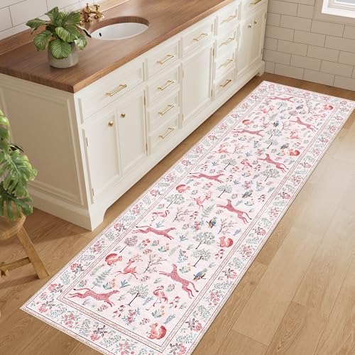 2x6 Runner Rug (Pink (Animal) / 2' x 6' (Rectangular))