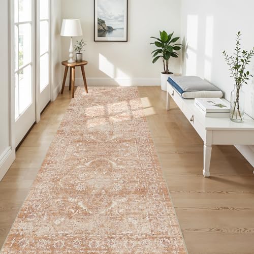 4x10 Washable Hallway Runner Rug (Brick / 4x10)
