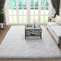 5x8 White Rugs for Living Room (4- White / 5' x 8' (Rectangular))