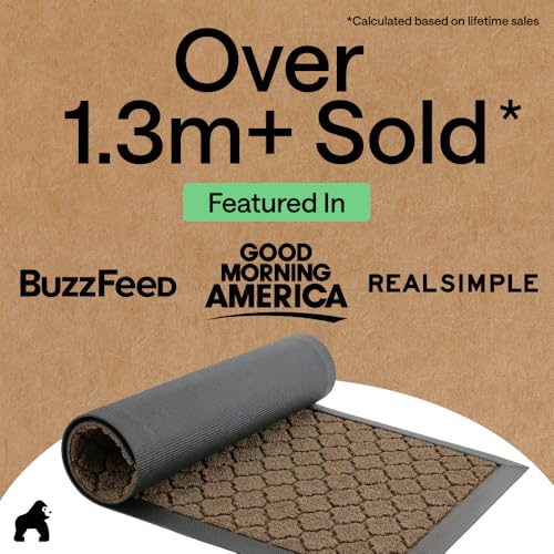 WeatherMAX Door Mat (Latte Quatrefoil / 58" x 34")