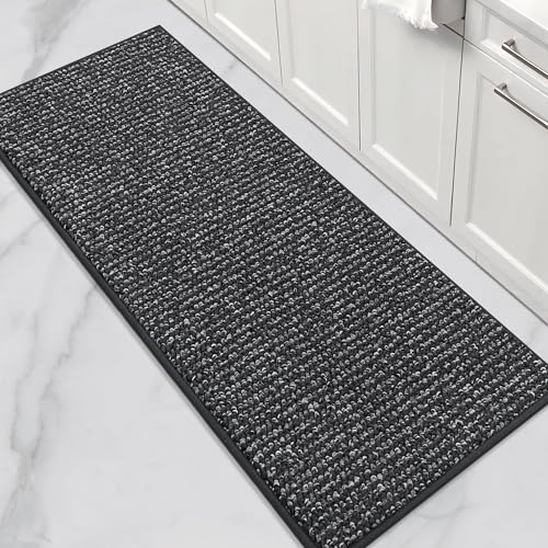 Kitchen Runner Rugs 24"x60" (Charcoal / 24" X 60" (Rectangular))