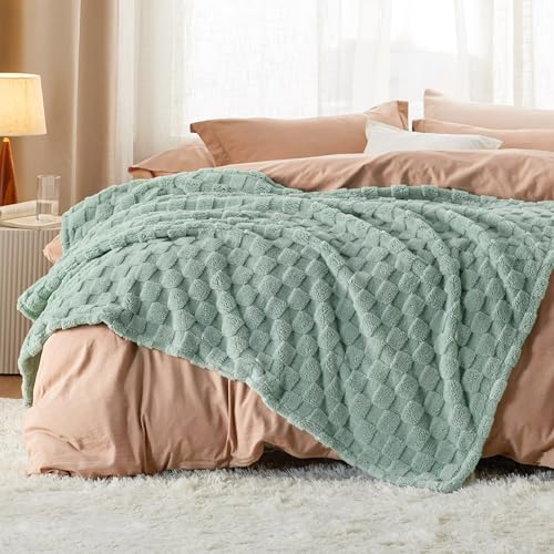 Twin Blanket for Bed (01 Sage Green / Twin (60" X 80"))