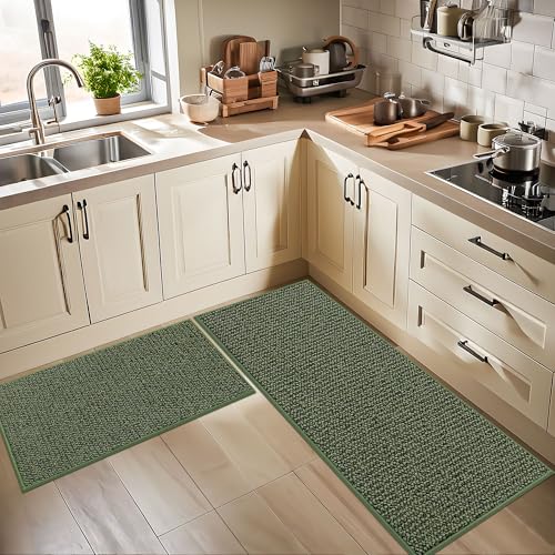 Kitchen Runner Rugs 32"x72" (Green / 32" X 72" (Rectangular))