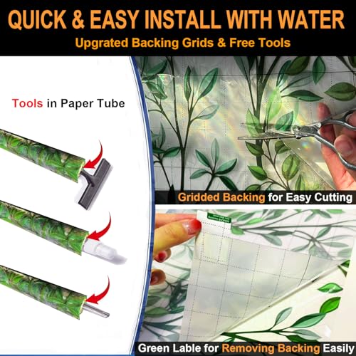 Rainbow Privacy Film with Cutting Line (Rainbow 2.0 / 47.2 Inch * 78.74 Inch)
