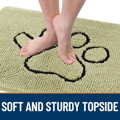 Dog Door Mat for Muddy Paws 48x30 (Vanilla / 48" X 30")