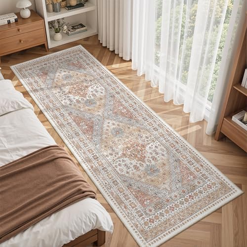 2x6 Runner Rug Non Slip (Orange / 2' x 6' (Runner))